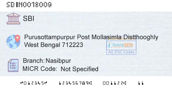 State Bank Of India NasibpurBranch 