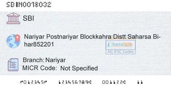 State Bank Of India NariyarBranch 