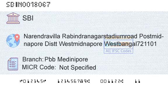 State Bank Of India Pbb MediniporeBranch 
