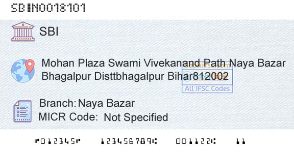 State Bank Of India Naya BazarBranch 