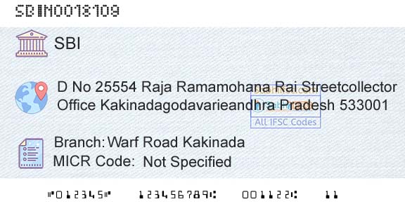 State Bank Of India Warf Road KakinadaBranch 