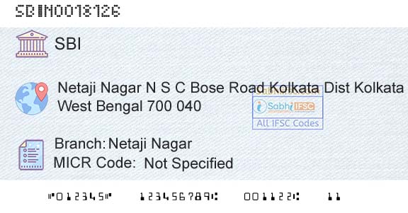 State Bank Of India Netaji NagarBranch 