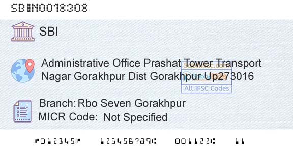 State Bank Of India Rbo Seven GorakhpurBranch 