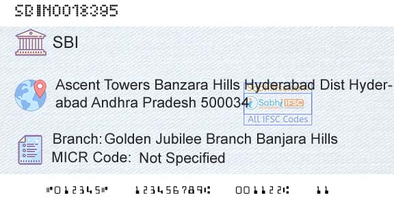 State Bank Of India Golden Jubilee Branch Banjara HillsBranch 