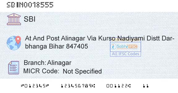 State Bank Of India AlinagarBranch 