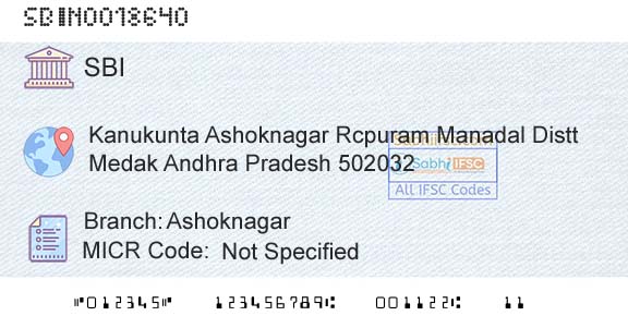 State Bank Of India AshoknagarBranch 
