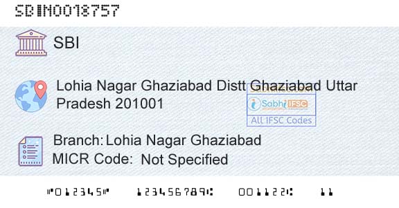 State Bank Of India Lohia Nagar GhaziabadBranch 