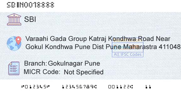State Bank Of India Gokulnagar PuneBranch 