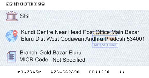 State Bank Of India Gold Bazar EluruBranch 