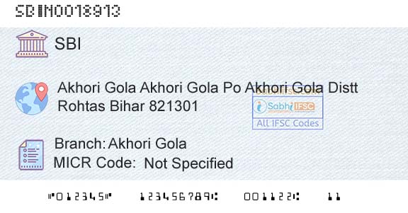 State Bank Of India Akhori GolaBranch 