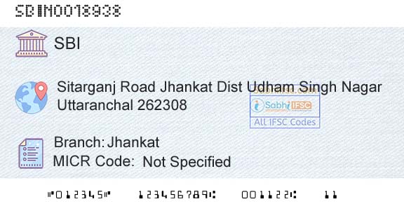 State Bank Of India JhankatBranch 