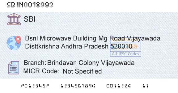 State Bank Of India Brindavan Colony VijayawadaBranch 