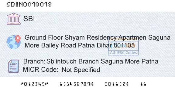 State Bank Of India Sbiintouch Branch Saguna More PatnaBranch 