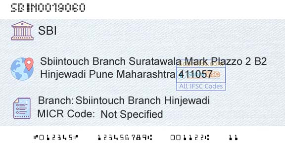 State Bank Of India Sbiintouch Branch HinjewadiBranch 
