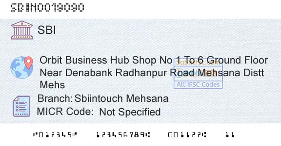 State Bank Of India Sbiintouch MehsanaBranch 