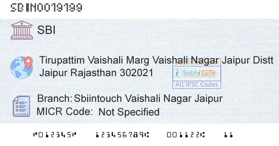 State Bank Of India Sbiintouch Vaishali Nagar JaipurBranch 
