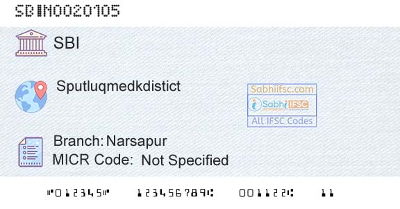 State Bank Of India NarsapurBranch 