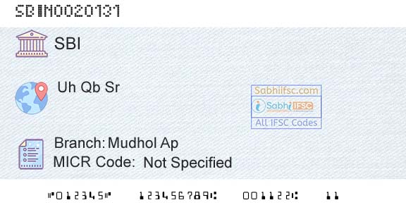 State Bank Of India Mudhol ApBranch 