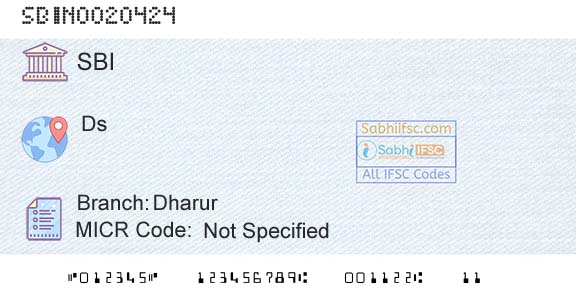 State Bank Of India DharurBranch 