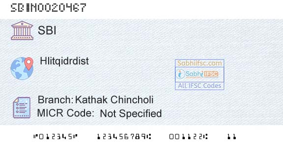 State Bank Of India Kathak ChincholiBranch 