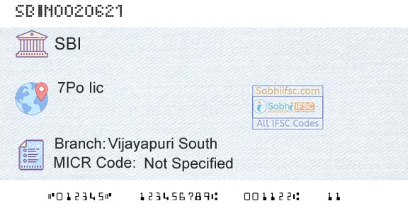 State Bank Of India Vijayapuri SouthBranch 