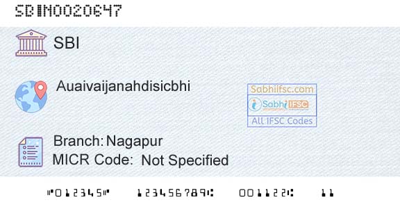 State Bank Of India NagapurBranch 