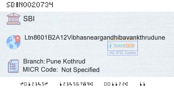 State Bank Of India Pune KothrudBranch 