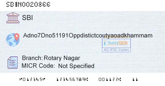 State Bank Of India Rotary NagarBranch 