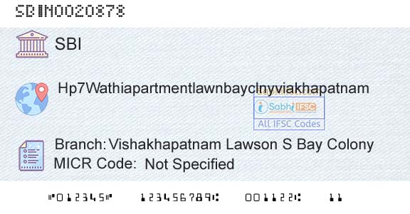State Bank Of India Vishakhapatnam Lawson S Bay ColonyBranch 