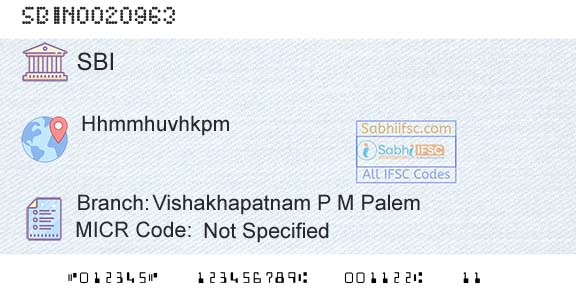State Bank Of India Vishakhapatnam P M PalemBranch 