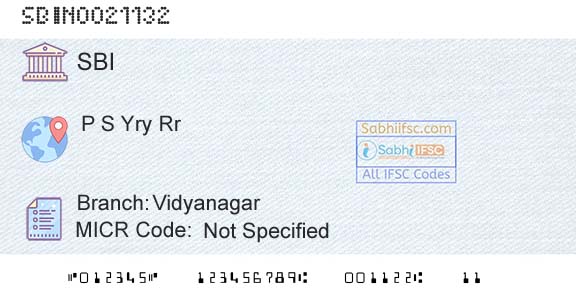 State Bank Of India VidyanagarBranch 
