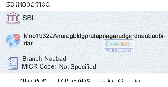 State Bank Of India NaubadBranch 