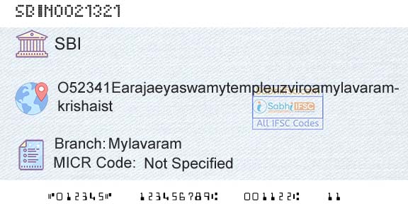 State Bank Of India MylavaramBranch 