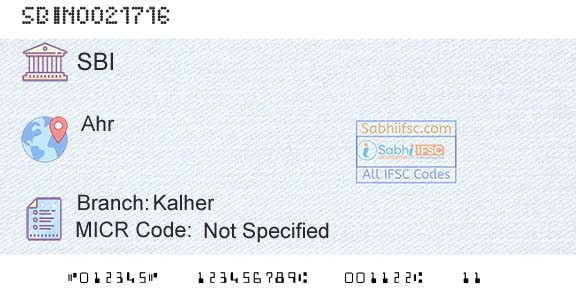 State Bank Of India KalherBranch 