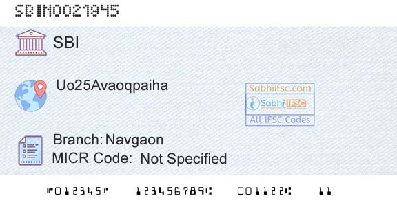 State Bank Of India NavgaonBranch 