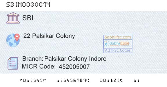 State Bank Of India Palsikar Colony IndoreBranch 