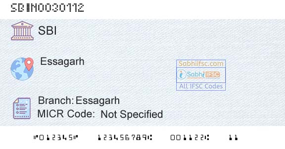 State Bank Of India EssagarhBranch 