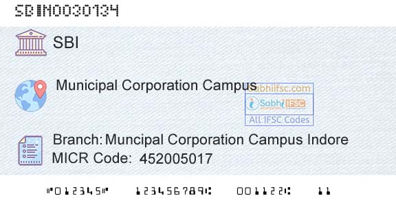 State Bank Of India Muncipal Corporation Campus IndoreBranch 