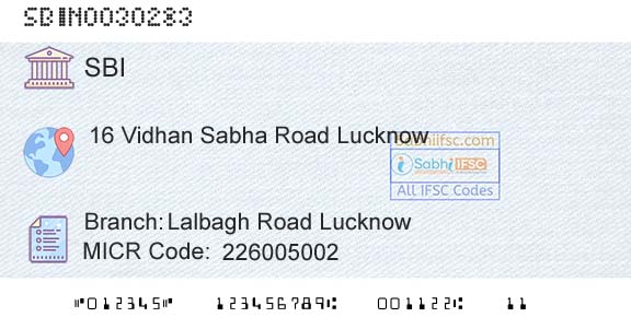 State Bank Of India Lalbagh Road LucknowBranch 