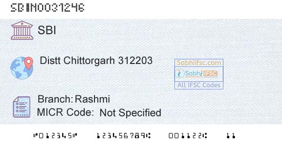 State Bank Of India RashmiBranch 