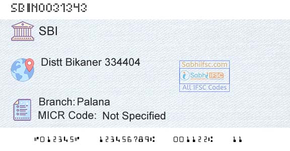 State Bank Of India PalanaBranch 