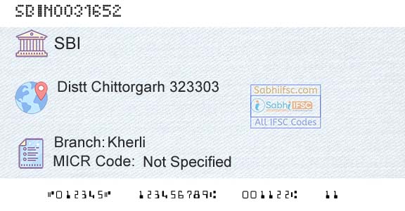 State Bank Of India KherliBranch 