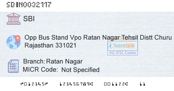 State Bank Of India Ratan NagarBranch 