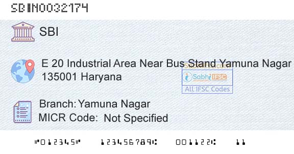 State Bank Of India Yamuna NagarBranch 