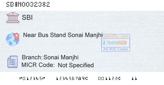 State Bank Of India Sonai ManjhiBranch 