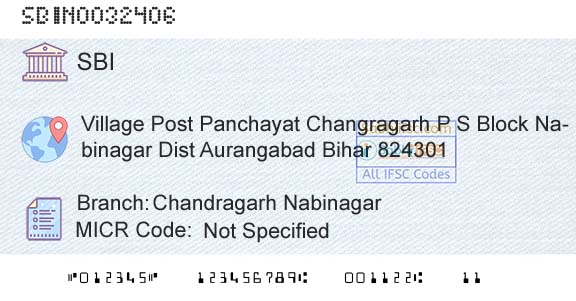 State Bank Of India Chandragarh NabinagarBranch 