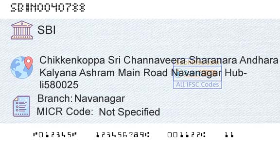 State Bank Of India NavanagarBranch 
