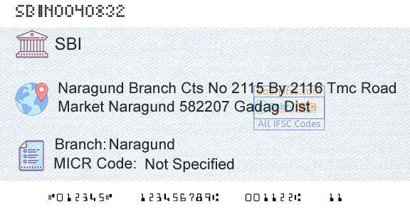 State Bank Of India NaragundBranch 