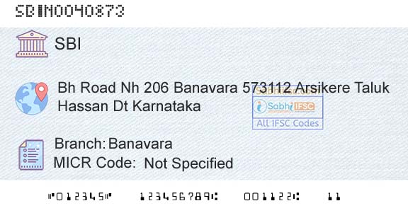 State Bank Of India BanavaraBranch 