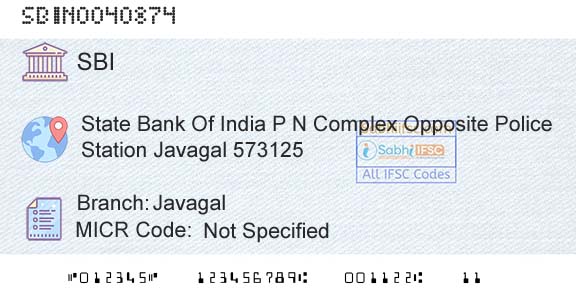 State Bank Of India JavagalBranch 